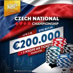 Czech National Championship v King&#039;s nese garanci €220.700!