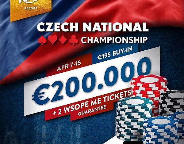 Czech National Championship v King&#039;s nese garanci €220.700!