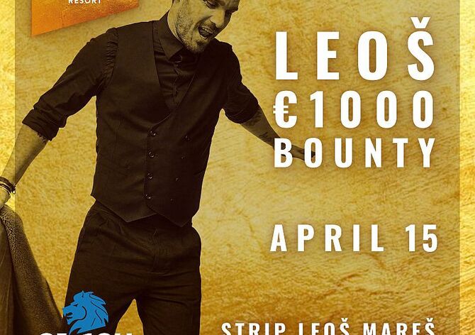 Bounty €1.000 na Leoše Mareše můžete získat během Czech Poker Masters už od neděle!