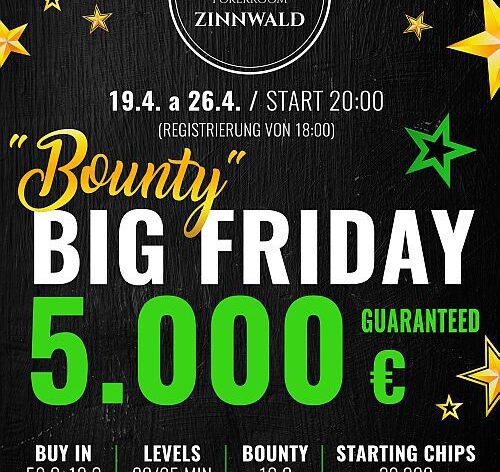Cínovec: V pátek si v Casinu Imperial Zinnwald zahrajete znovu minimálně o €5.000