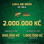Nabitý týden na Lukách s cenovkou 2.000.000 korun startuje 22. dubna!
