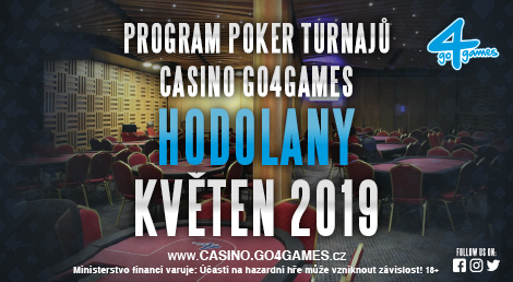 Go4games: V květnu na vás v Hodolanech čekají pokerové turnaje minimálně o 6.500.000 Kč!