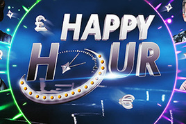 partypoker: Hrajte cash games v rámci Happy Hours a inkasujte dvojnásobný cashback až 50%