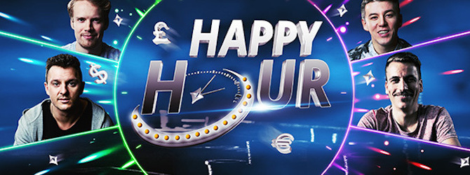partypoker: Hrajte cash games v rámci Happy Hours a inkasujte dvojnásobný cashback až 50%