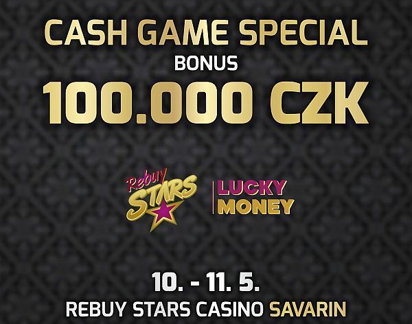 Víkendová cash game na Savarinu s bonusem 100.000 korun jede od pátku! 