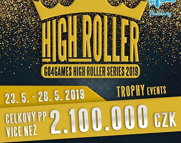 High Roller Series v Hodolanech nabídne celkový prizepool přes 2.100.000 Kč!