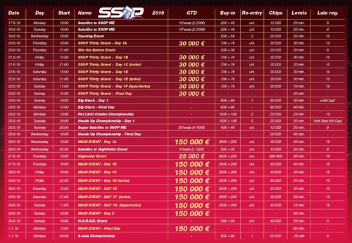 ScheduleSSOP2019