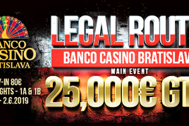 Více než 200 polských hráčů plánuje dobýt bratislavské Banco – Legal Rout €25.000 GTD!