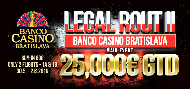 Více než 200 polských hráčů plánuje dobýt bratislavské Banco – Legal Rout €25.000 GTD!