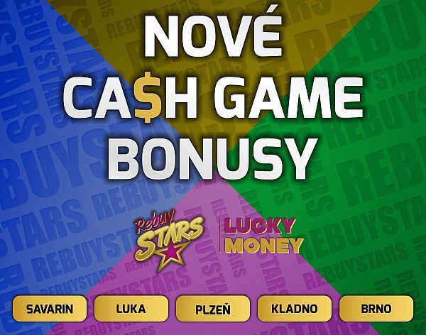 Cash Game v Rebuy Stars v červnu - přichází novinky a statisícové bonusy! 
