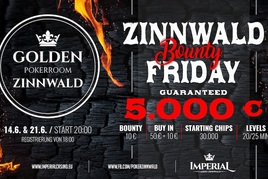 V pořadí desátý turnaj pořádaný Casinem Imperial Zinnwald přináší opět zajímavou garanci o €5.000