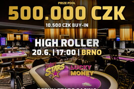 Brněnský High Roller o 500.000 Kč již dnes v Rebuy Stars Casinu International!