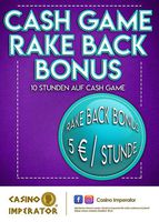 A4 - Imperator - cash game rake back bonus
