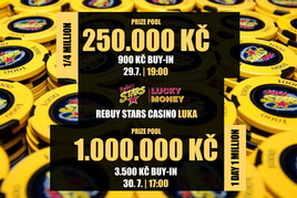 Přijďte na pražská Luka v pondělí a úterý zabojovat o 1.250.000 Kč! 