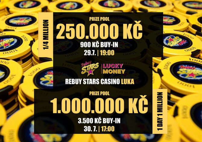Přijďte na pražská Luka v pondělí a úterý zabojovat o 1.250.000 Kč!