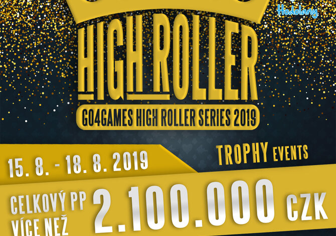 Vrcholem srpnového programu v Hodolanech bude High Roller Series o více než 2 miliony korun