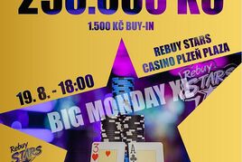 Nezmeškejte Big Monday XL o 250.000 Kč v plzeňské pobočce Rebuy Stars!