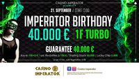21.9. Birthday 1F TURBO