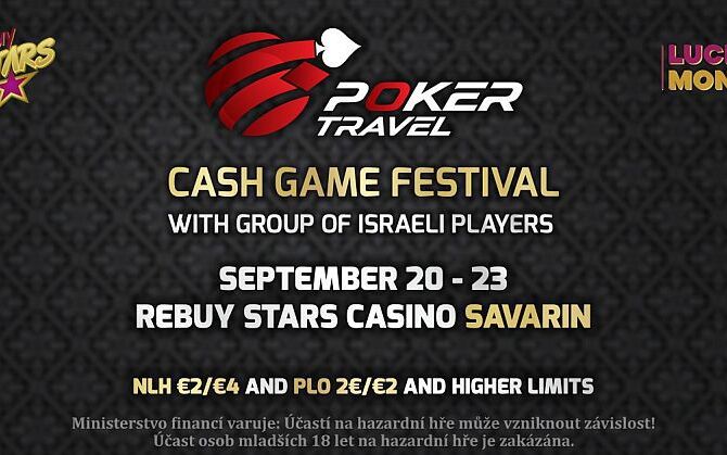 Vyšší limity na NLH i PLO: Izraelci od pátku 20. září na CG v Savarinu!