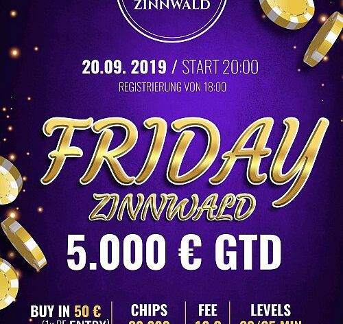 V pátek na Cínovci za €50 minimálně o €5.000!