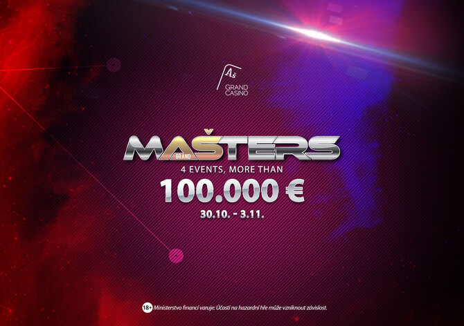 Do Aše míří German Championship a také Masters s garancí více než €100.000!