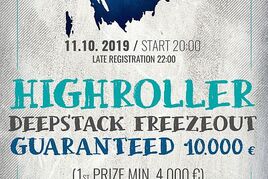 Casino Imperial Zinnwald: High Roller Deepstack Freezeout €10.000 GTD!