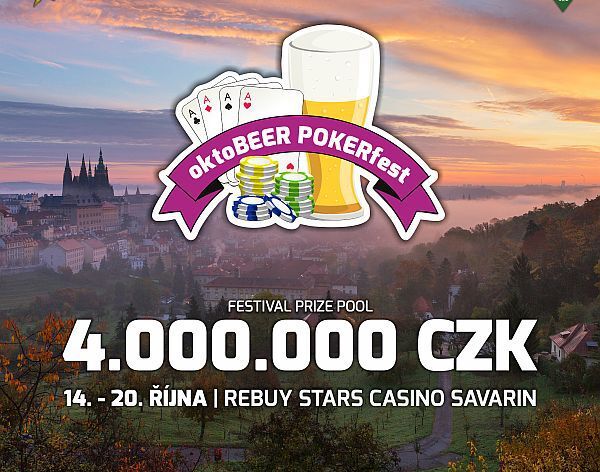 oktoBEER POKERfest míří do Rebuy Stars Casina Savarin s náloží 4.000.000 Kč!