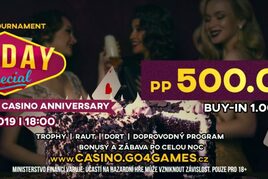 G4G Hodolany: Narozeninový týden a navýšené prizepooly: 100K, 500K, 250K...