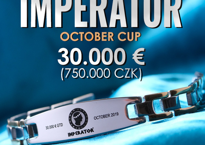 V Imperator October Cupu chybí 100 vstupů, poslední možnost ranní Turbo flight!