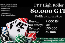 V pondělí svátek! A proto v neděli do Brandýsa na High Roller!