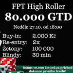 V pondělí svátek! A proto v neděli do Brandýsa na High Roller!