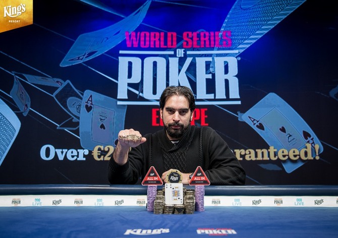 Main Event WSOPE: Vítěz Alexandros Kolonias si do Řecka odváží €1.133.678!
