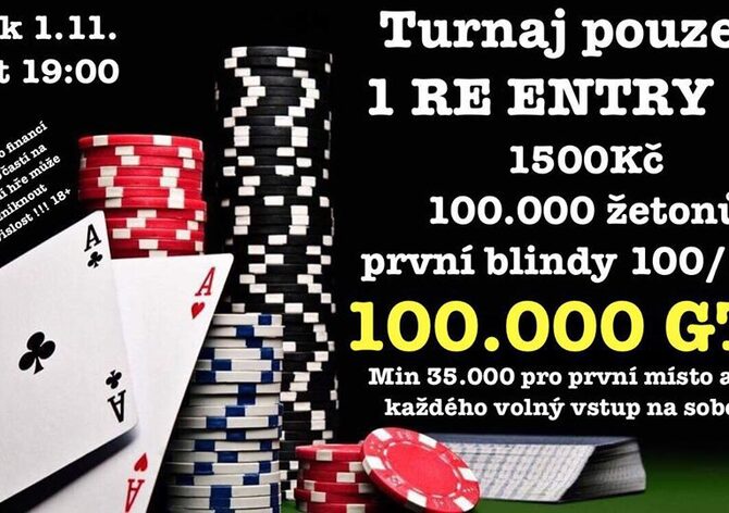 Litoměřice: Páteční jednodeňák o 100.000 Kč pouze s jedním re-entry!