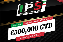 Italové vezou do King`s více jak €500k a lístky na další WSOPE!