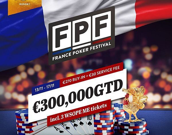 Italské barvy střídá francouzská trikolóra! Main Event FPF v King&#039;s garantuje €300.000