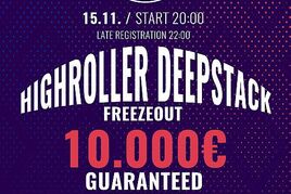 Casino Imperial Zinnwald: High Roller Deepstack Freezeout €10.000 GTD!
