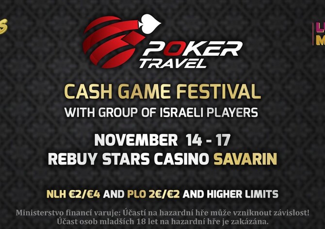 Vyšší Cash Game limity na NLH i PLO: Izraelci od čtvrtka 14. listopadu na CG v Savarinu!
