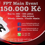 FPT Main Event. V Brandýse a Mělníku se v pátek a sobotu hraje o 150.000 Kč
