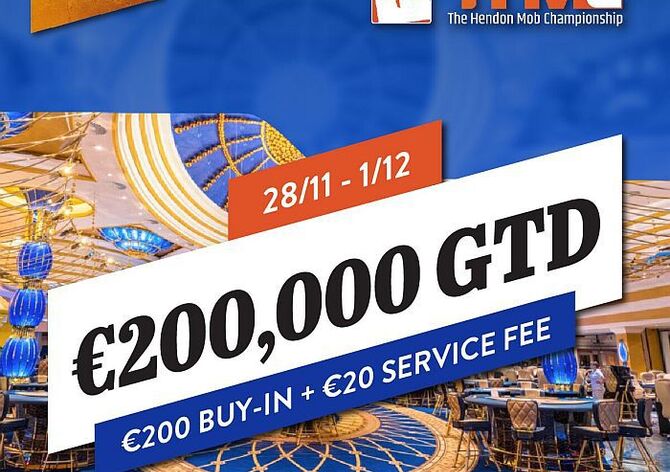The Hendon MOB Championship garantuje na Rozvadově €200.000!