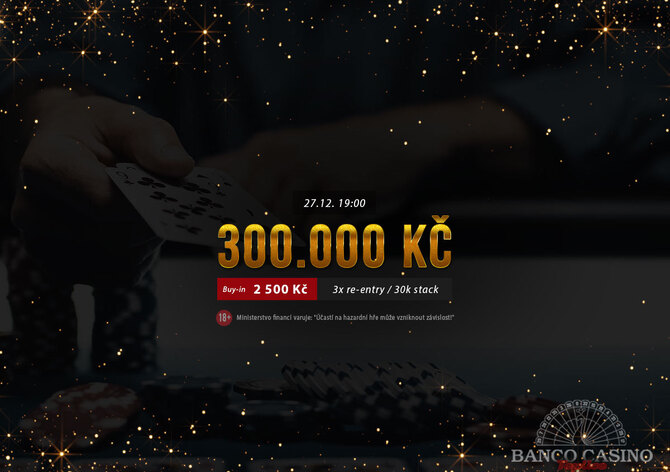 Vrchol prosincového programu v teplickém Bancu: Povánoční tříkilo o 300.000 Kč!