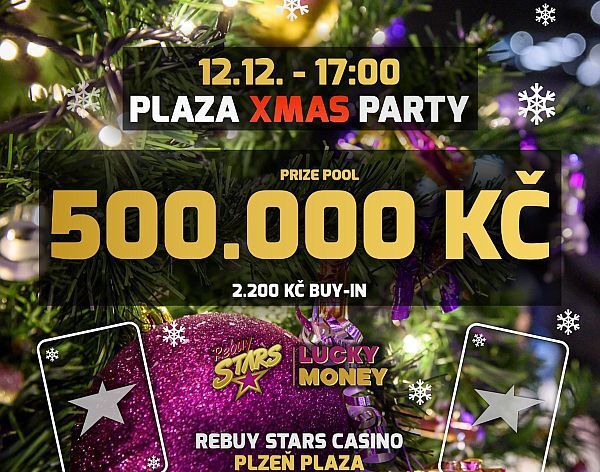RS:Plaza Xmas Party se žhavou cenovkou 500.000 Kč už ve čtvrtek v Plzni!