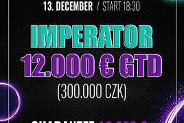 Páteční program v Imperatoru nabízí garanci 300.000 Kč!