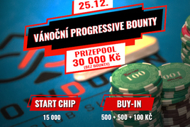 Na Štědrý den bez turnaje, ale hned druhý den to v Showdownu ožije na vánočním Progressive Bountíčku