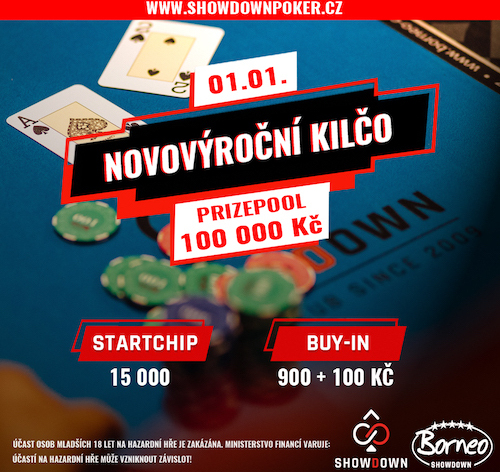 Vstup do nového roku s tradičním Novovýročním Kilčem v Showdownu! 