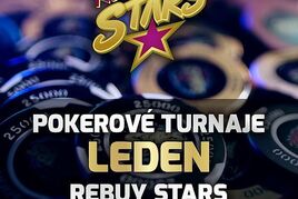 Lednové turnaje v Rebuy Stars vás zahřejí v peněžence! 