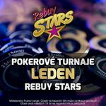 Lednové turnaje v Rebuy Stars vás zahřejí v peněžence! 