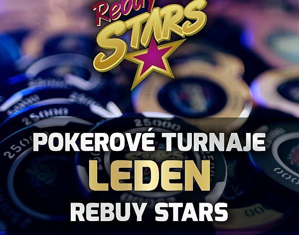Lednové turnaje v Rebuy Stars vás zahřejí v peněžence! 