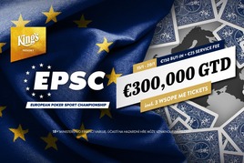 King&#039;s: Main Event European Poker Sport Championship garantuje €300.000!