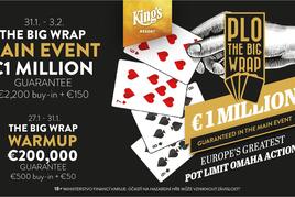 PLO Big Wrap se vrací do King&#039;s, Main Event garantuje €1.000.000!