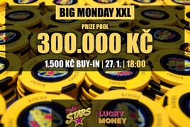 Nezmeškejte dnešní Big Monday XXL o 300.000 Kč v plzeňské pobočce Rebuy Stars!